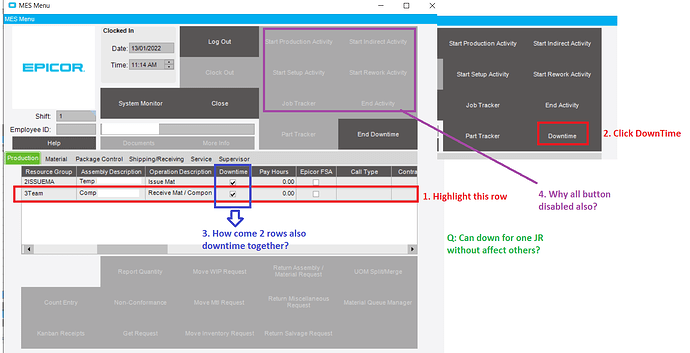 20230807 Downtime query