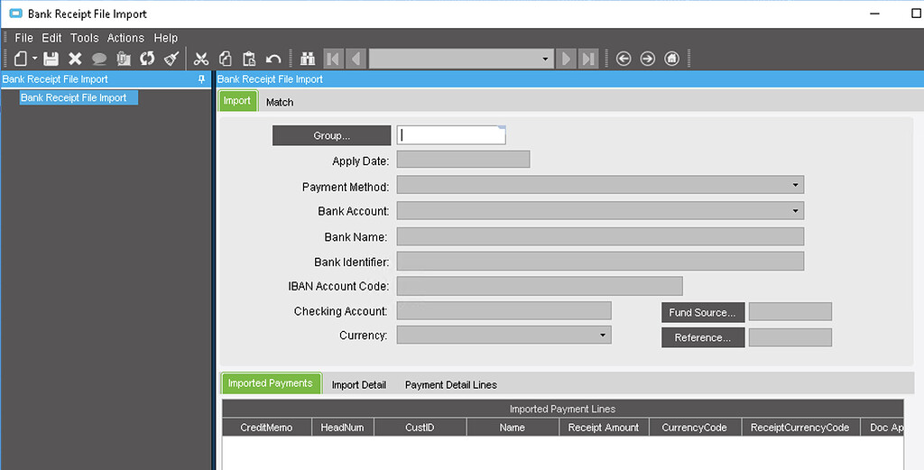 Excel Template for Bank Receipt File Import - Epicor ERP 10 - Epicor ...