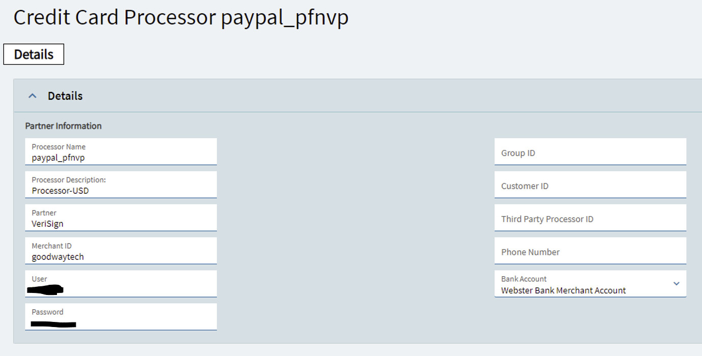CRE Error processing Credit Card - Kinetic ERP - Epicor User Help Forum