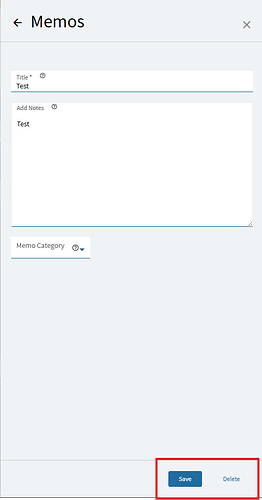 Memos - Possible to Move / Hide Delete Button? - Kinetic ERP - Epicor ...