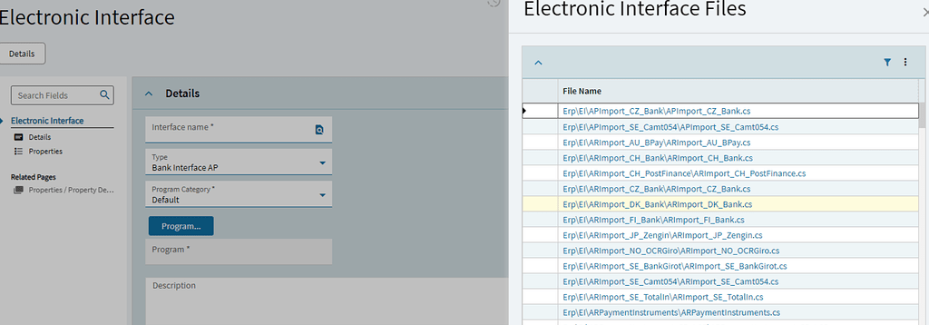 Electronic Interface - Newly created CS file is not available for ...