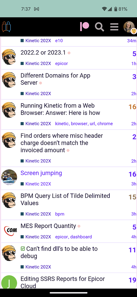 So Many Posts - Off Topic - Epicor User Help Forum