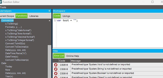 FunctionEditor