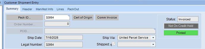 CustomerShipmentEntry1