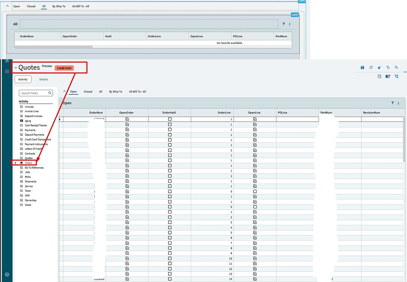 Panel Card Stack - Kinetic ERP - Epicor User Help Forum