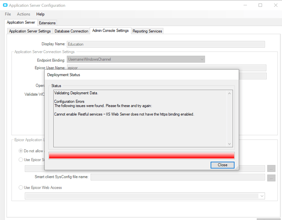 Epicor Administration Console - Epicor ERP 10 - Epicor User Help Forum