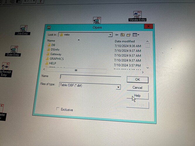 Vista error AFTER SERVER CRASH July 10 2024