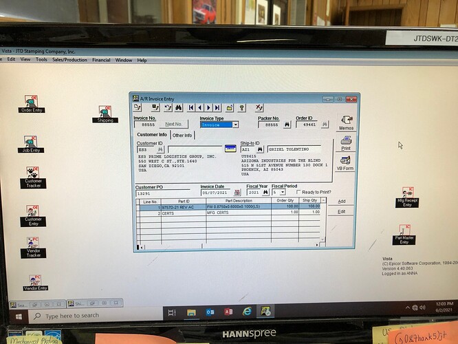 VISTA epicor INVOICE PRINTING error 1429 step 1.jpg
