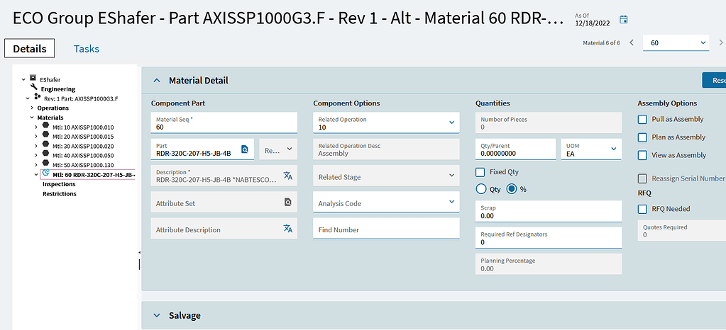 Engineering Workbench glitch? - Kinetic ERP - Epicor User Help Forum
