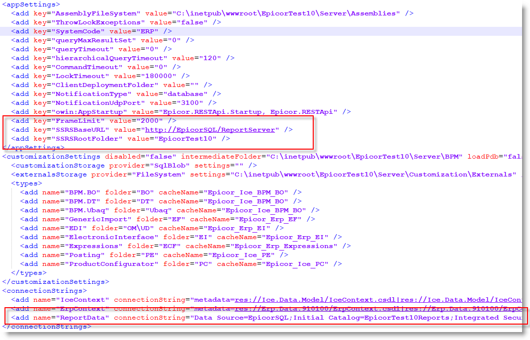 Report Error on TEST - Epicor ERP 10 - Epicor User Help Forum