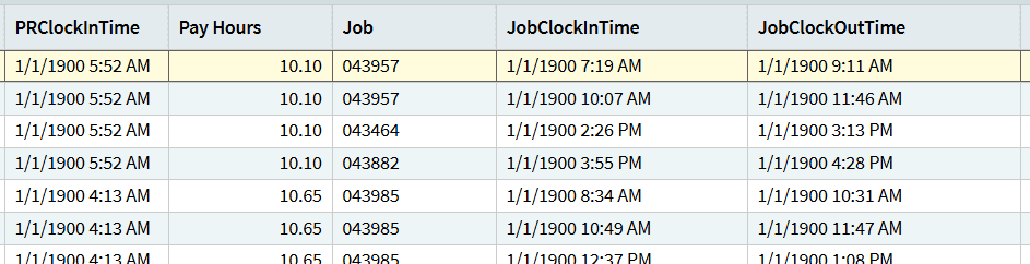 BAQ Time Format - Kinetic ERP - Epicor User Help Forum