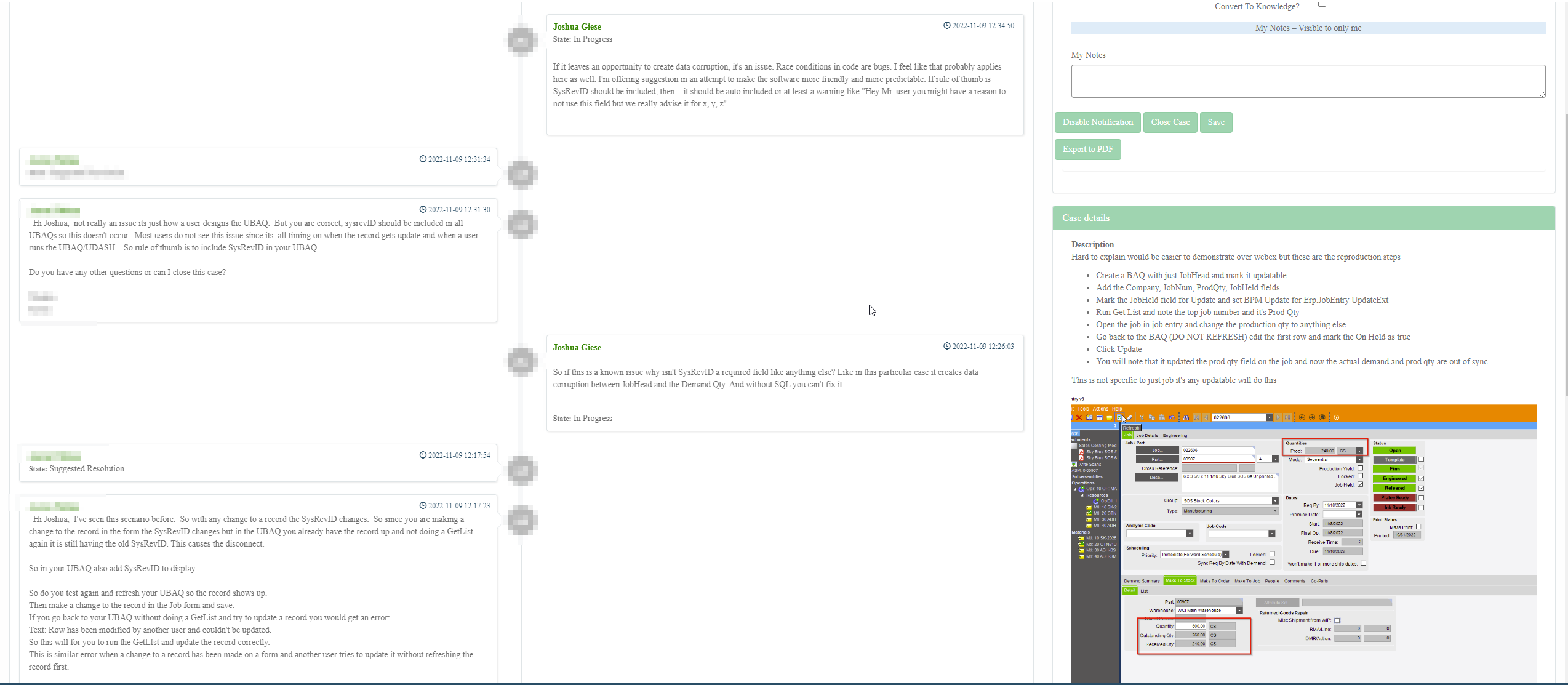 Bugs for dinner anyone 69 by jgiese wci kinetic erp epicor user