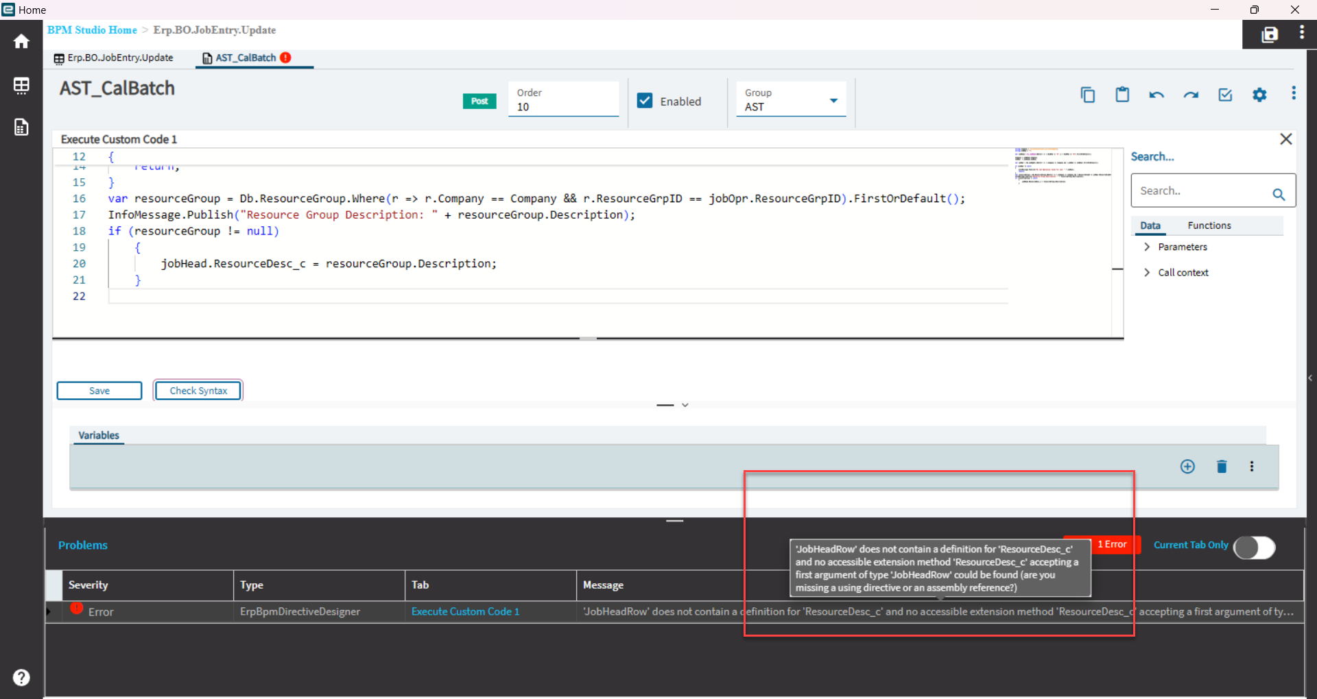 Png Resource R Entry I need to add a Resource Group Description column to a Job Entry form ...