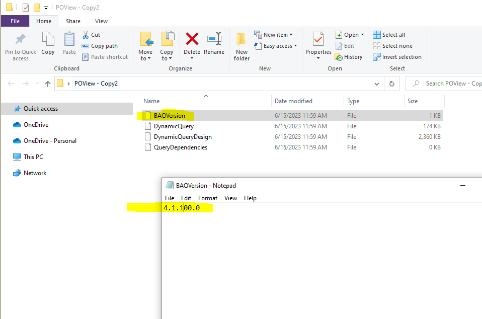 Baq export to epicor 10 ERP Epicor User Help Forum