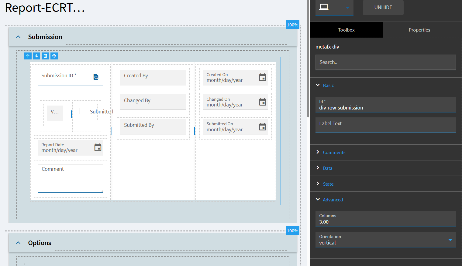 Can I change the layout of a Dashboard in Application Studio? - Kinetic ...
