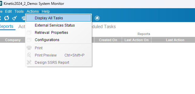 Diaplay ALL Tasks