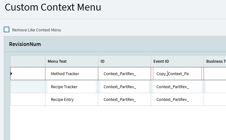 Items on Context Menu missing from maintenance - Kinetic ERP - Epicor ...
