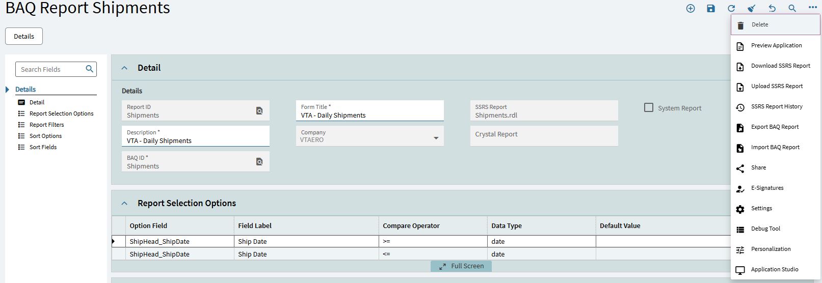 Converting BAQ Report to Kinetic - Error - Kinetic ERP - Epicor User ...
