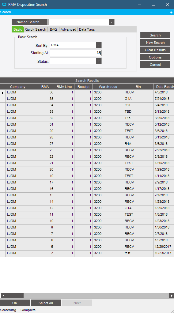 Rma disposition error loading results epicor erp 10 epicor user