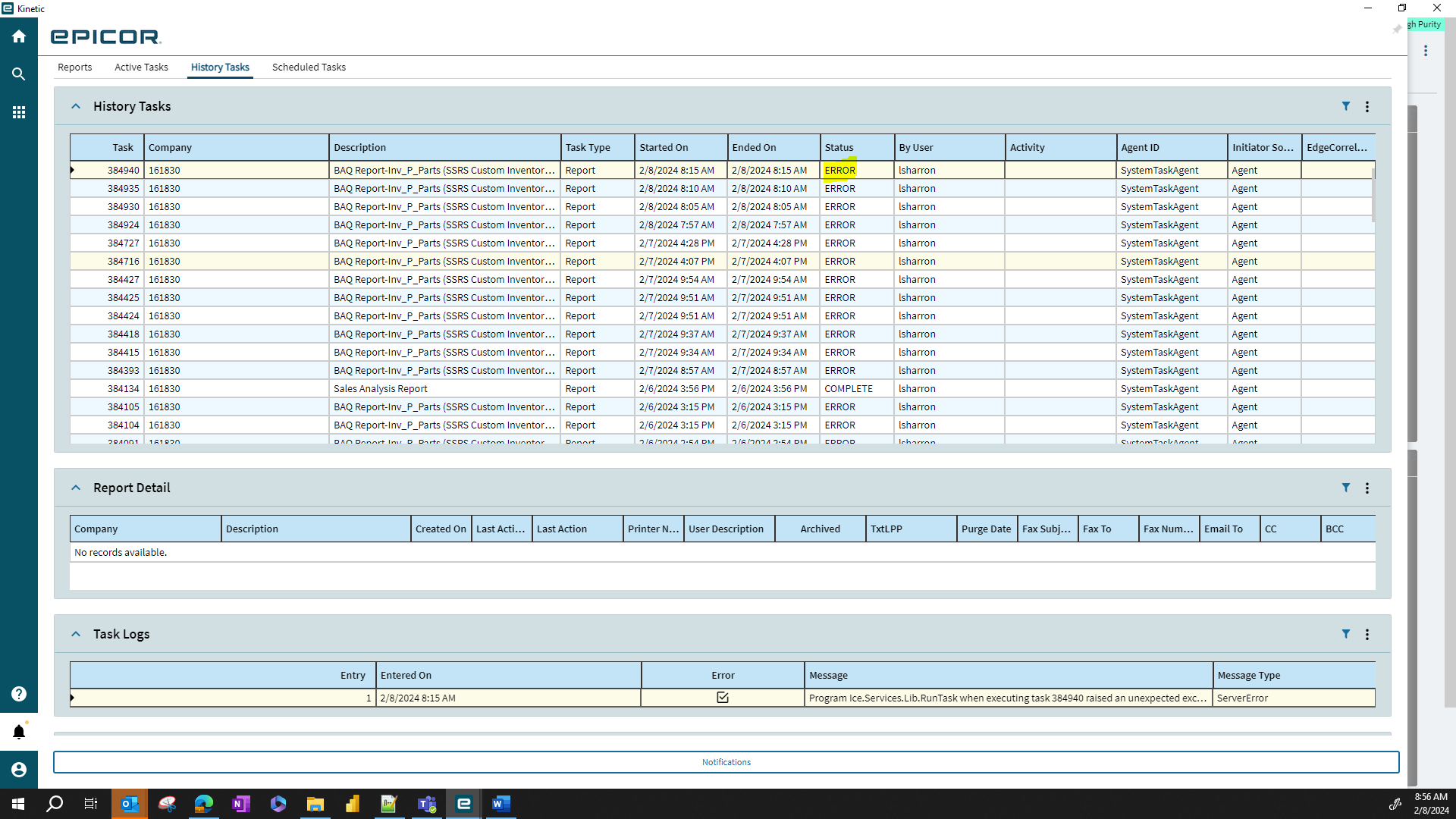 Custom Inventory BAQ how do I rejoin query correctly? - Kinetic ERP ...
