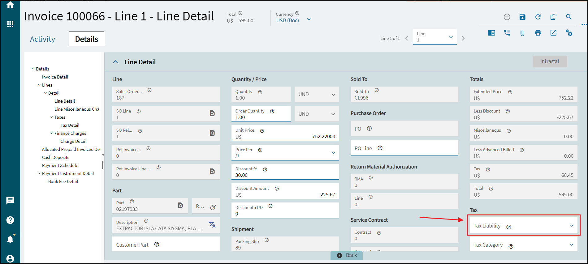 Update invoice line kinetic erp epicor user help forum