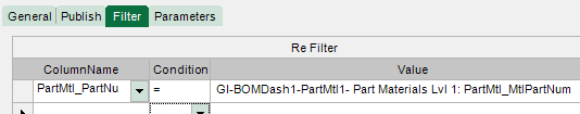 example filter for the 2nd level tab