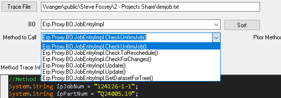 Job Firming Based On Trace Works In Rest And Bltester But Throws Update Not Allowed In Bpm Erp 10 Epicor User Help Forum Job Firming Based On Trace Works In Rest And Bltester But Throws Update Not Allowed In Bpm Erp 10 Epicor User Help Forum