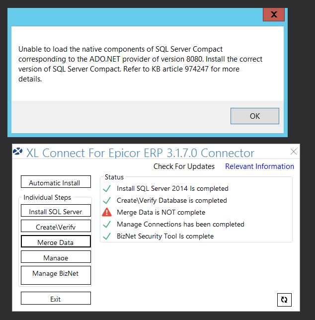 Xl connect 7 5 error epicor erp 10 epicor user help forum