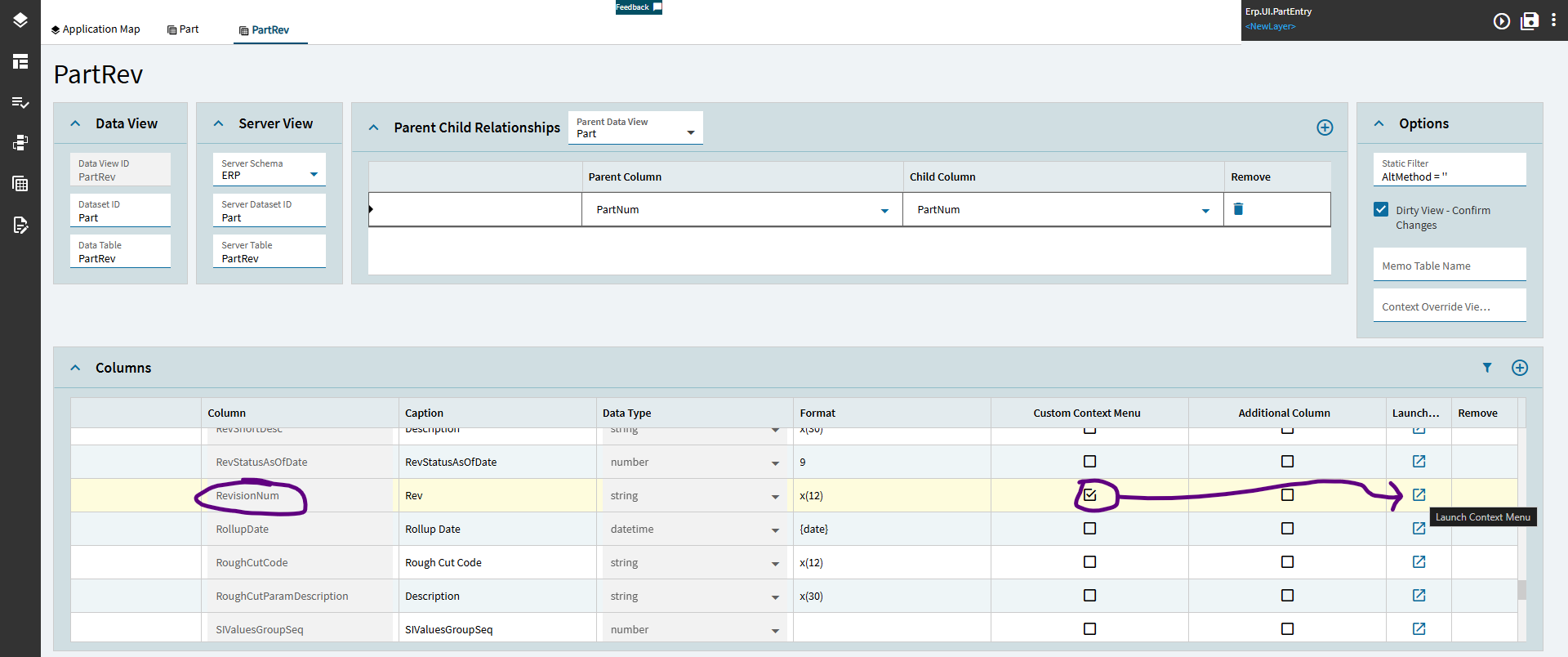 Items on Context Menu missing from maintenance - Kinetic ERP - Epicor ...