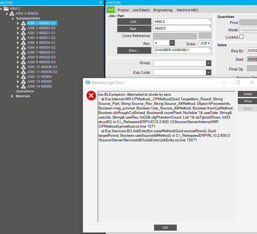 Attempted to divide by zero epicor erp 10 epicor user help forum
