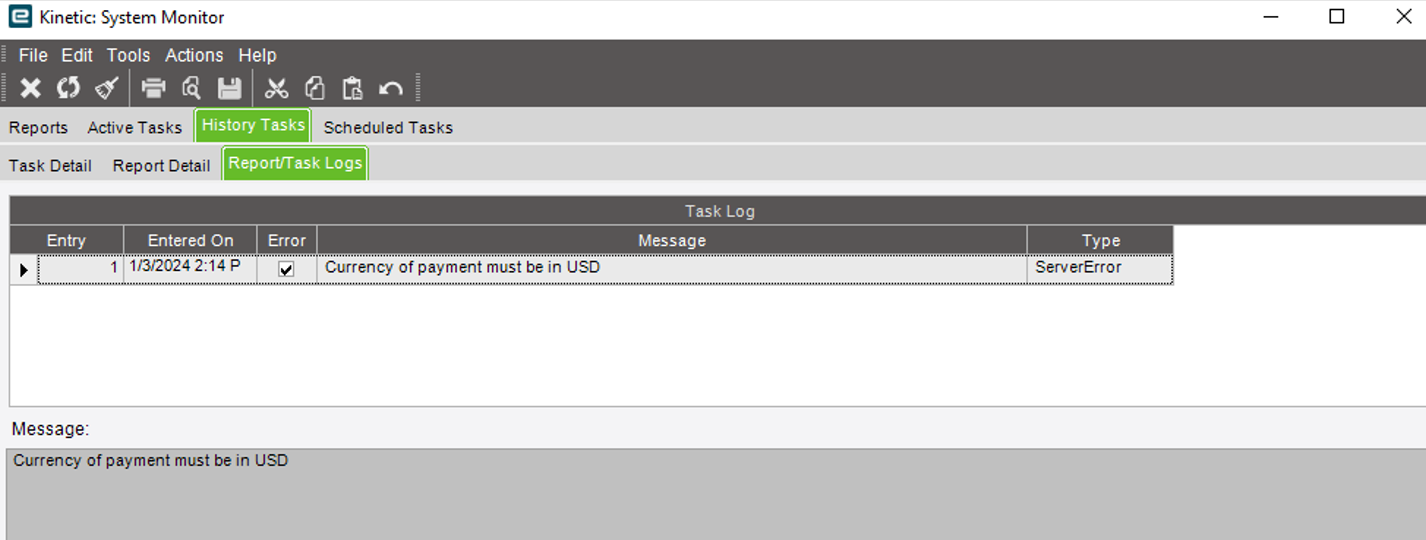 Bank Currency ERP Epicor User Help Forum